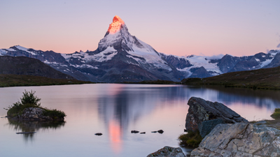Matterhorn im Morgenrot