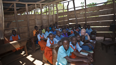 Schulklasse Uganda