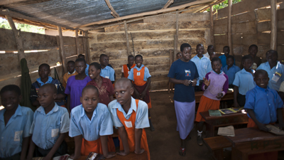 Schulklasse Uganda