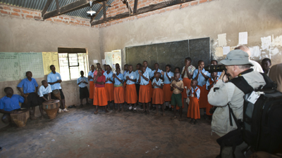 Schulklasse Uganda